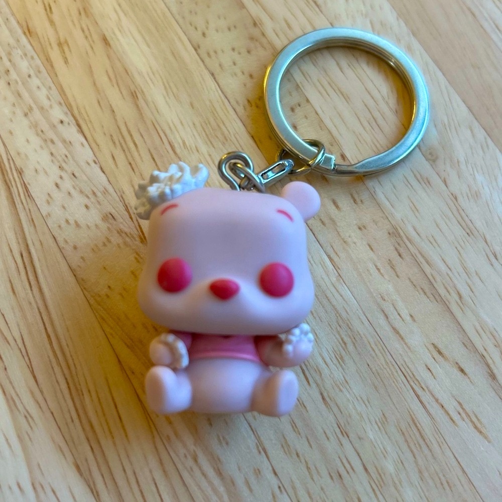 Pink Winnie The Pooh Keychain